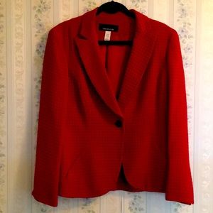 Jones New York Red Suit Jacket